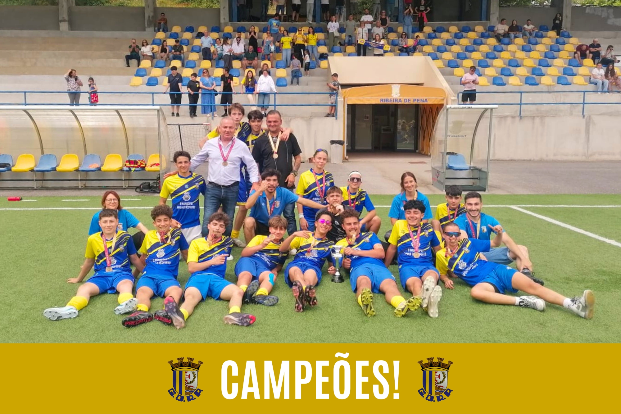 GD Ribeira Pena Campeão Liga de Prata